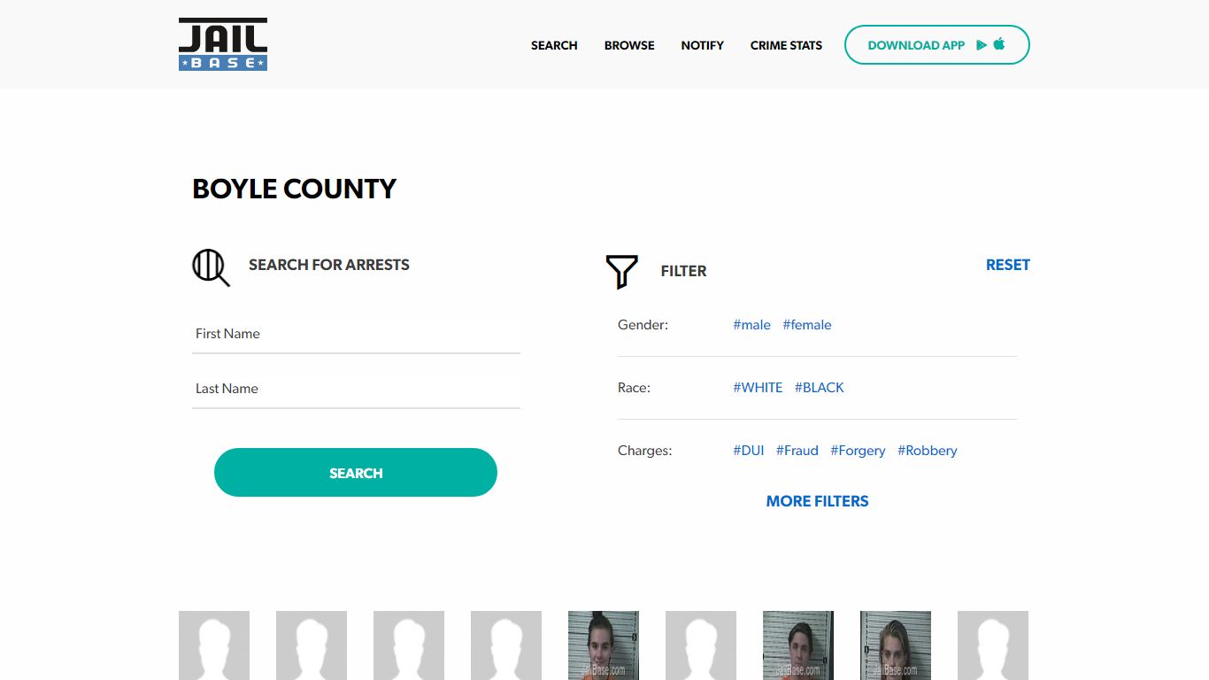 Boyle County Jail Inmate Search and Mugshots | JailBase